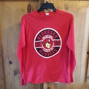 Nebraska Huskers Red Graphic Tee